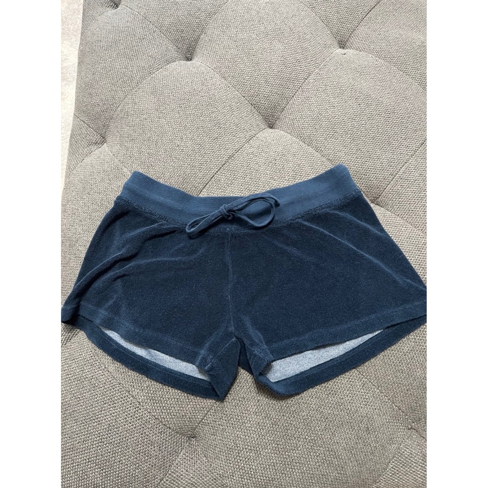 Hard Tail Terry Shorts Lounge Drawstring Comfy Casual Blue XL